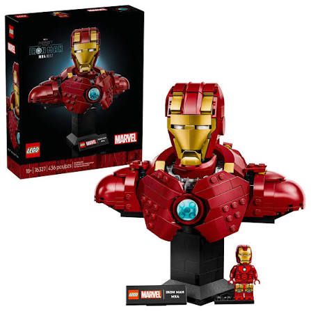 Lego Infinity Saga Iron Man MK4 Bust (76327) (NEW)
