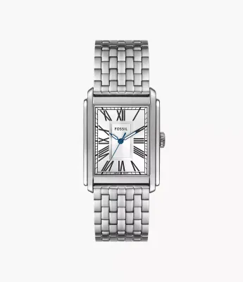 Fossil Carraway Three-Hand Stainless Steel Watch