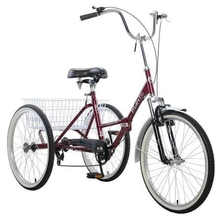 Mantis Tri-Rad 24" Folding Tricycle Cruiser (340)