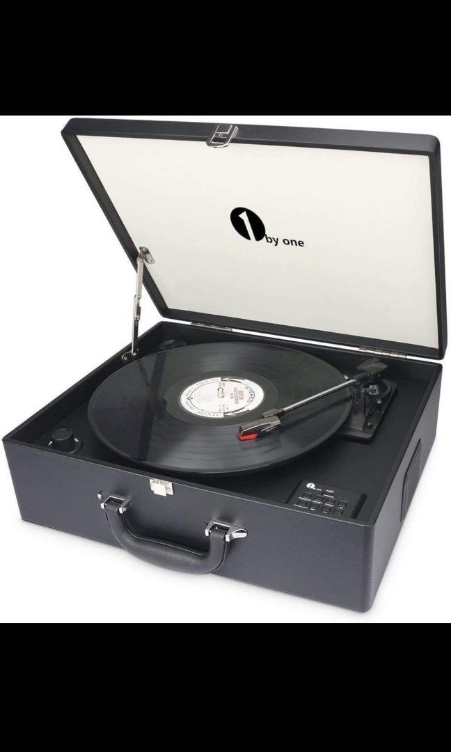 1 By One Portable Suitcase Turntable (990)
