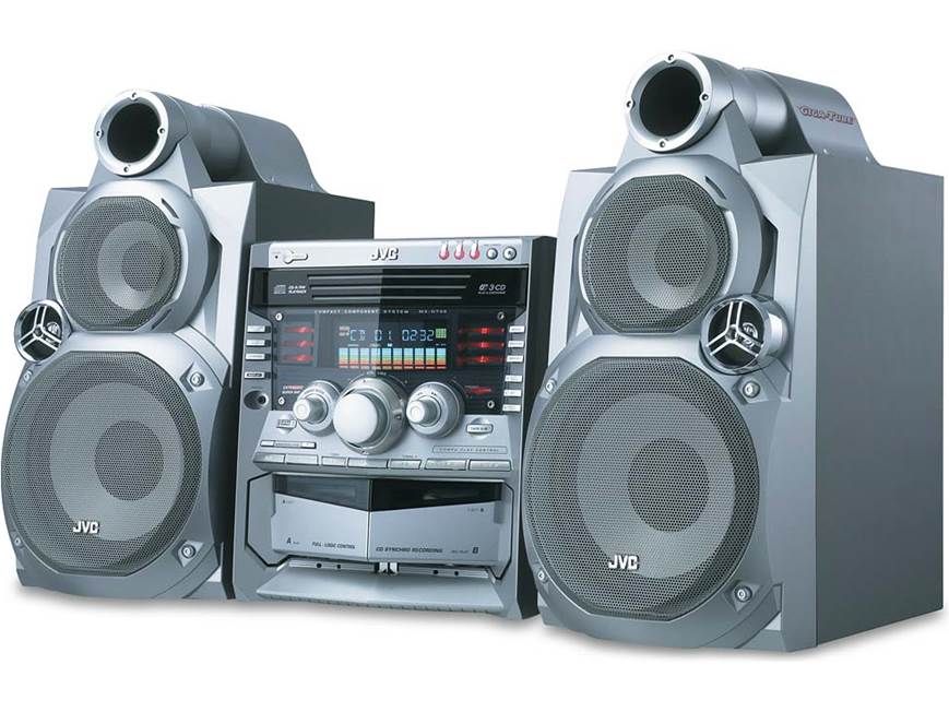JVC MXGT88 CD/Tape/Radio Player W/Rem/Speakers