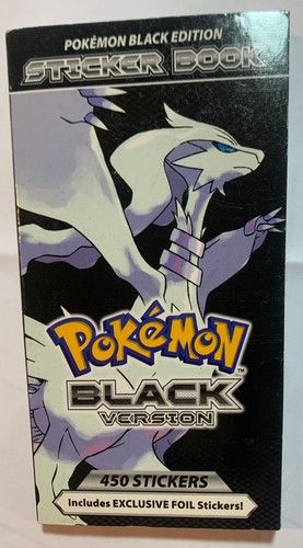 Pokemon Black Version Sticker Book