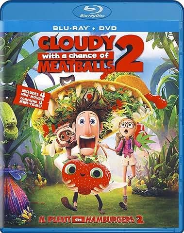 Cloudy with a Chance of Meatballs 2, Blu-ray