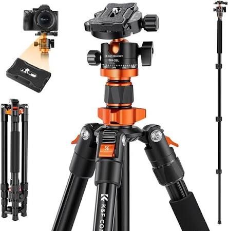 K &amp; F Concept 68" Alumnium Tripod W/Case