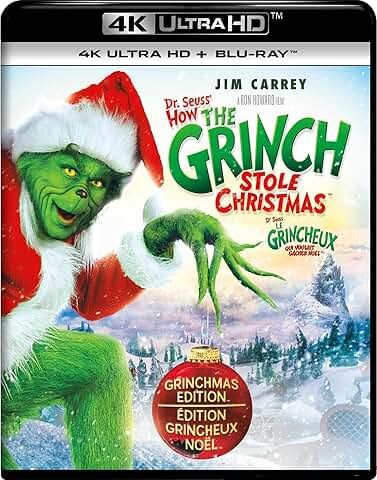 Dr. Seuss' How The Grinch Stole Christmas, 4K UHD, Blu-ray