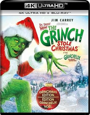 Dr. Seuss' How The Grinch Stole Christmas, 4K UHD, Blu-ray