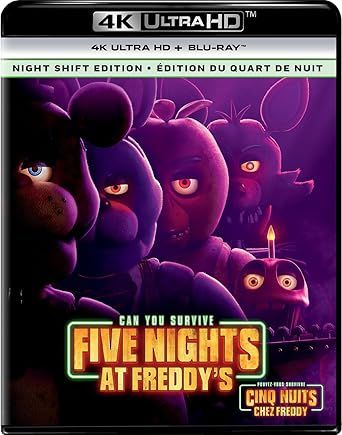 Five Nights At Freddy's, 4K UHD, Blu-ray