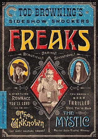 Freaks / The Unknown / The Mystic: Tod Browning’s Sideshow Shockers, DVD