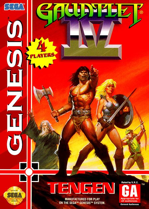 Gauntlet IV, Sega Genesis (No Manual)