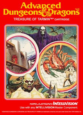 Advanced Dungeons &amp; Dragons - Treasure of Tarmin, Intellivision (Cart Only)