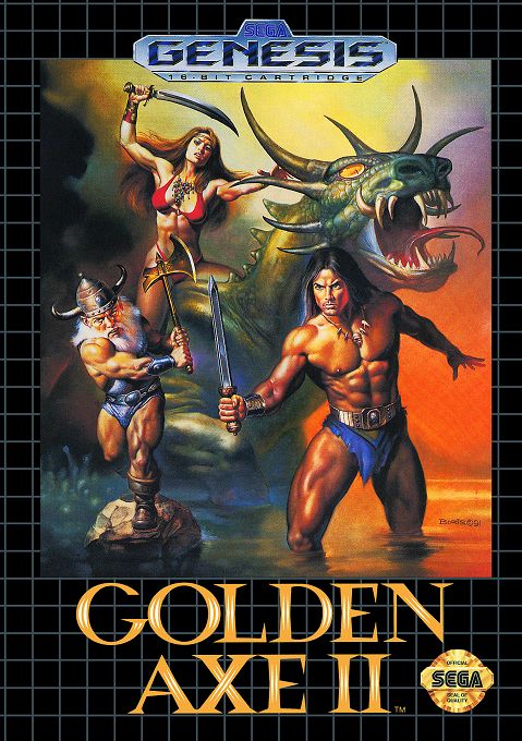 Golden Axe, Sega Genesis (No Manual)