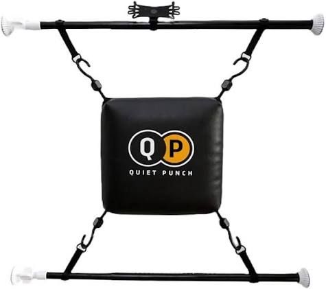 Quiet Punch Doorframe Punching Bag W/Tension Rods