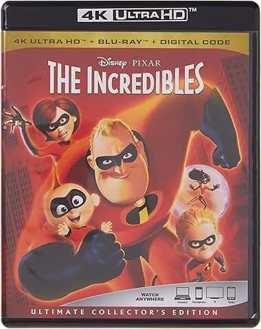Incredibles, 4K UHD, Blu-ray
