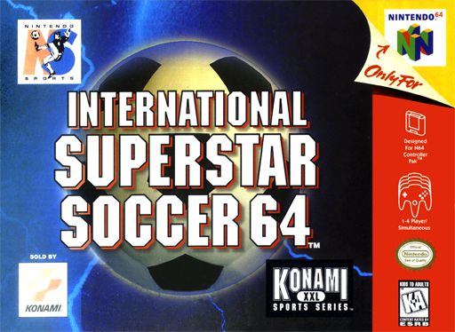 International Superstar Soccer 64, N64 (Cart only)