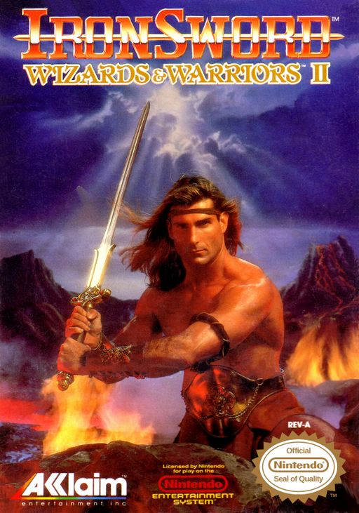 Iron Sword Wizards &amp; Warriors II, NES (Cart Only)
