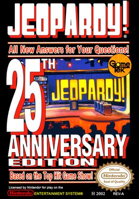 Jeopardy 25th Anniversary, NES (Cart Only)