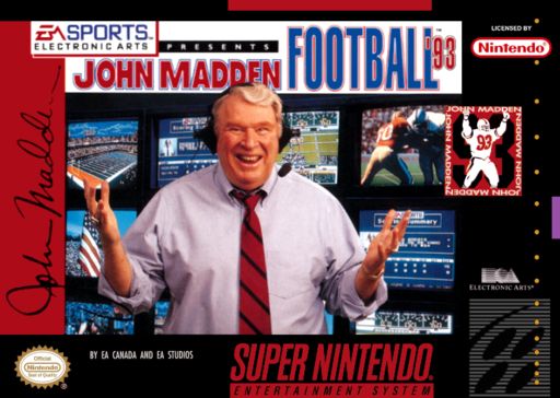 John Madden Football 93, SNES (Cart only)