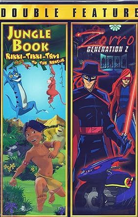 Jungle Book Rikki-Tikki-Tavi To The Rescue / Zorro Generation Z, DVD