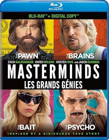 Masterminds, Blu-ray