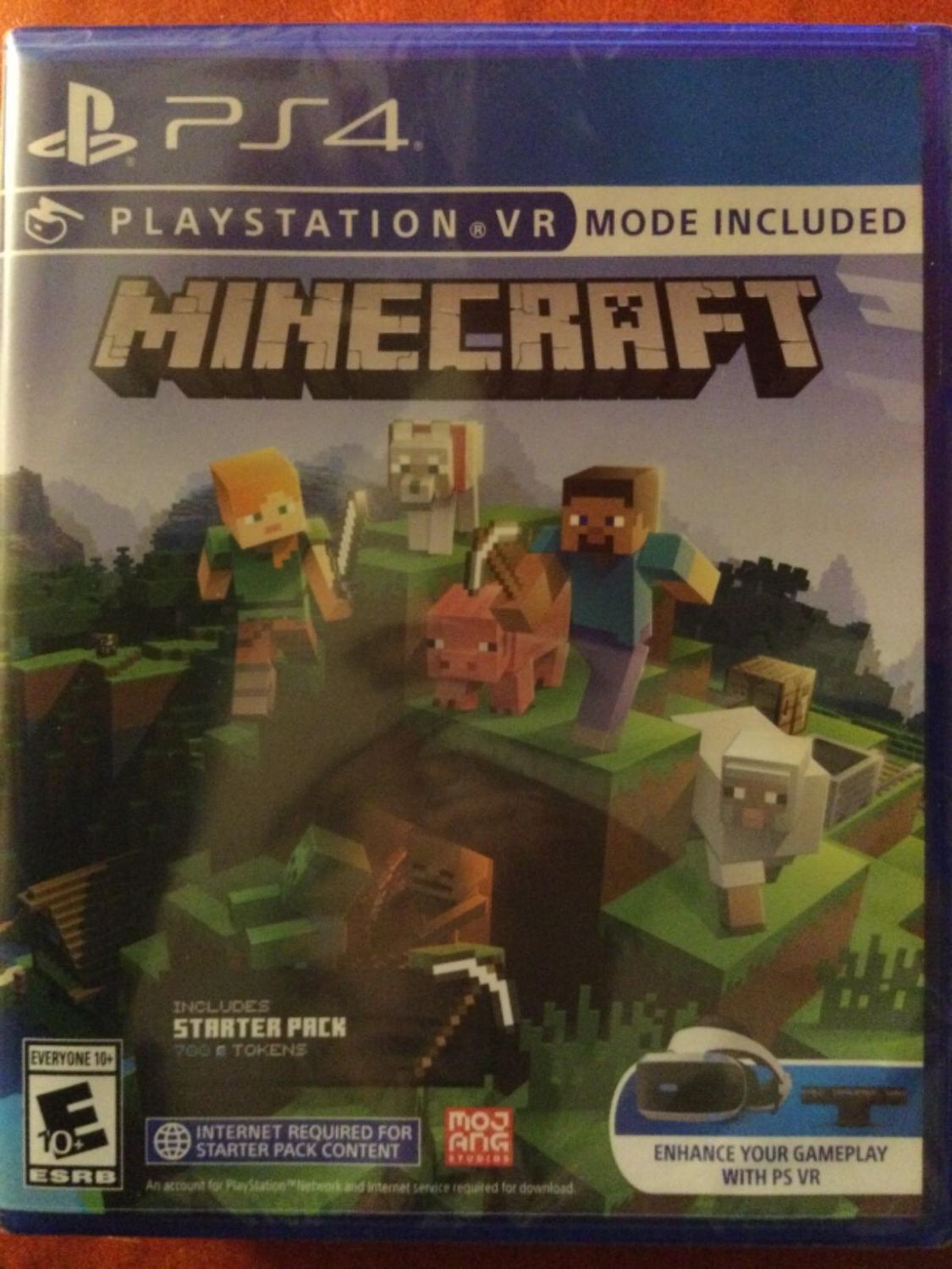 Minecraft Playstation VR, PS4