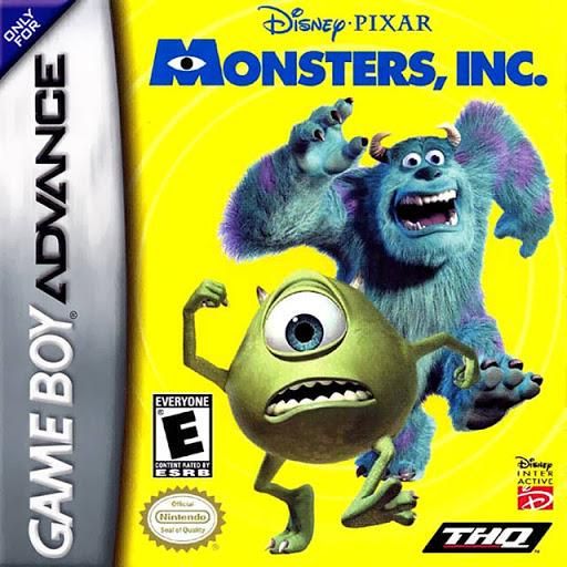 Monsters Inc, GameBoy Advance (Cart &amp; Manual Only)