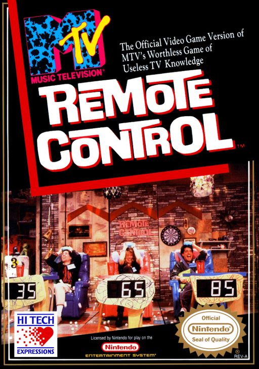 MTV Remote Control, NES (Cart Only)