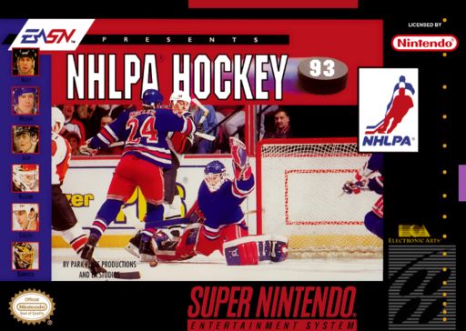 NHLPA Hockey 93, SNES (Cart Only)
