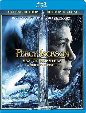 Percy Jackson: Sea of Monsters, 3D, Blu-ray
