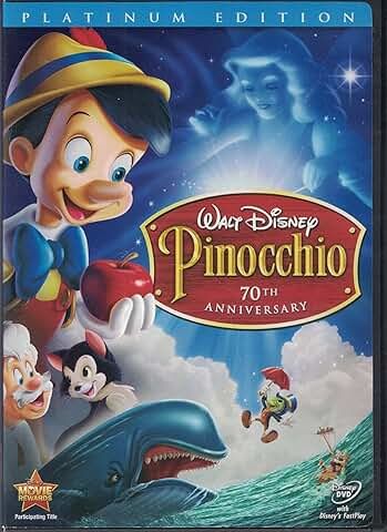 Pinocchio, DVD