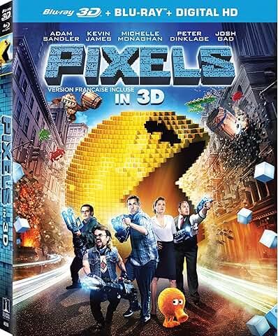 Pixels, 3D, Blu-ray