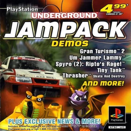 PlayStation Underground Jampack Winter 99, PS1