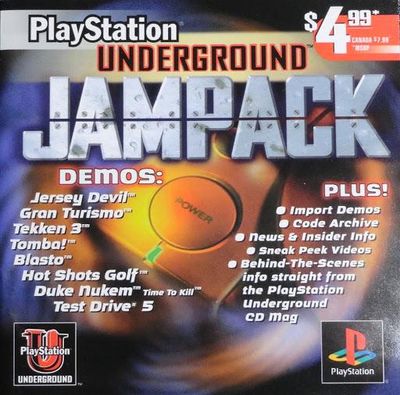 Playstation Underground Jampack, PS1