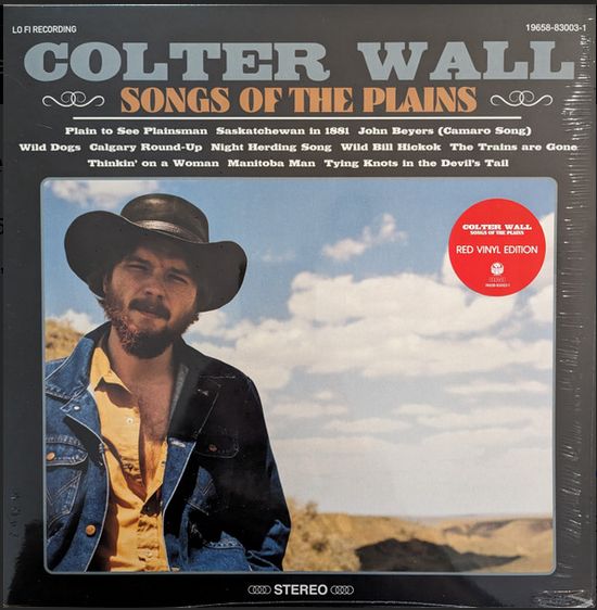 Colter Wall - Songs of The Plains (Red Vinyl), Vinyl (NEW)