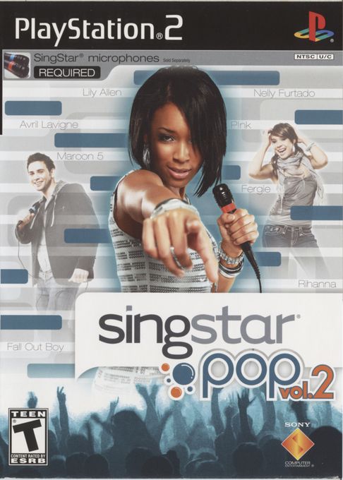 Singstar Pop Vol. 2, PS2