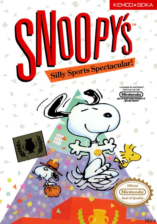 Snoopy's Silly Sports, NES (No Manual)