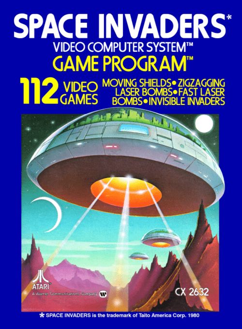 Space Invaders, Atari 2600 (Cart Only)