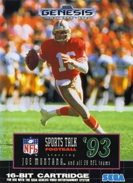 Sports Talk Football '93 Starring Joe Montana, Sega Genesis (Cart Only)