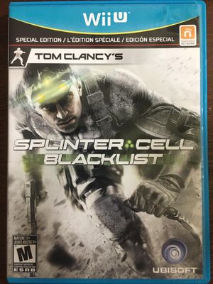 Splinter Cell - Blacklist, Special Edition, Wii U