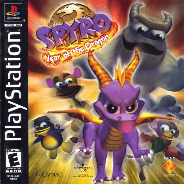 Spyro - Year Of The Dragon, PS1