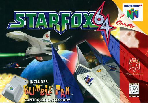 Star Fox 64, N64 (Cart only)