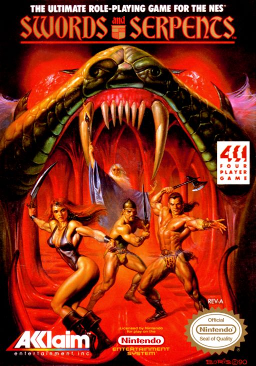 Swords and Serpents, NES (Cart Only)