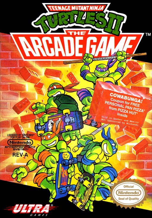 Teenage Mutant Ninja Turtles 2 - The Arcade Game, NES (Cart Only)