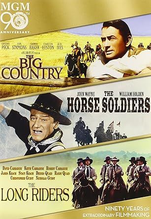 The Big Country / The Horse Soldiers / The Long Riders, DVD