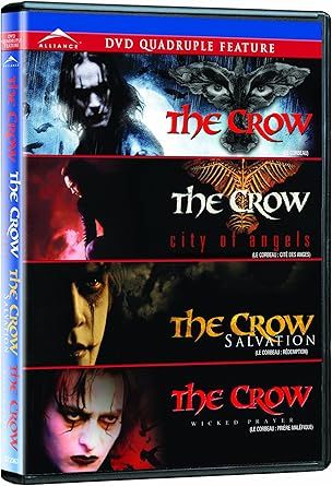 The Crow / The Crow 2 - City Of Angels / The Crow 3 - Salvation / The Crow 4 - The Wicked Prayer, DVD