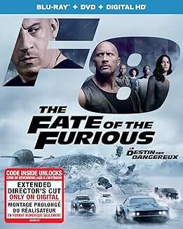 The Fate of the Furious, F8, Blu-ray