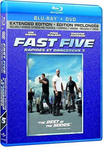 The Fast &amp; Furious, Fast Five, Blu-ray