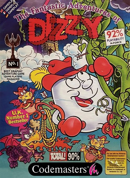 The Fantastic Adventures of Dizzy, NES (Cart Only)