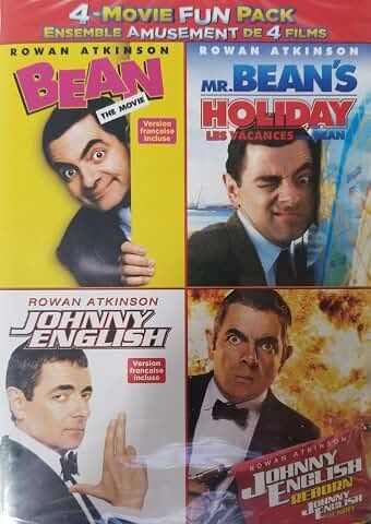 Bean The Movie/Mr. Bean's Holiday/Johnny English/Johnny English Reborn, DVD