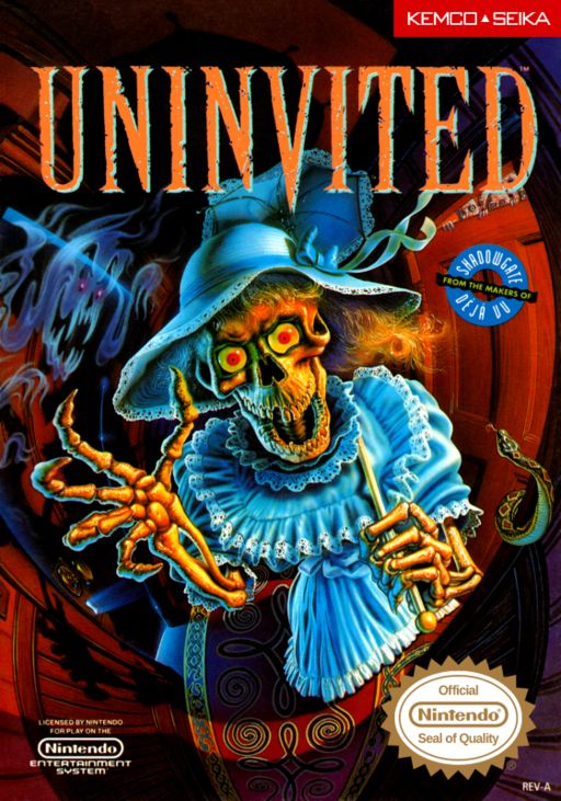 Uninvited, NES (Cart Only &amp; Repo Cover)