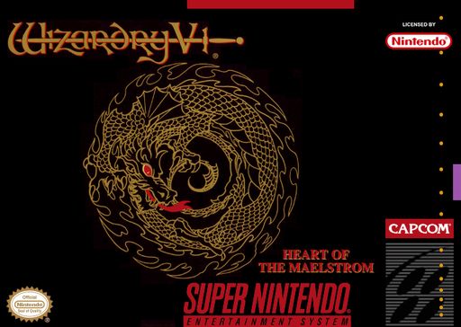 Wizardry V - Heart of the Maelstrom, SNES (Cart Only)